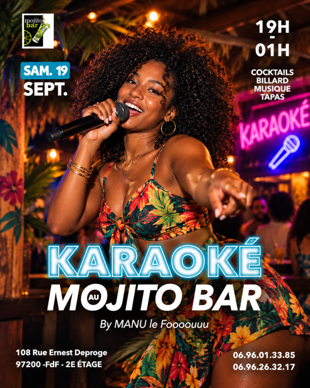 Karaoké Party By Manu Le Fouuu Au Mojito Bar
