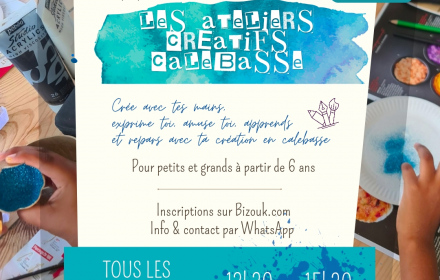 Atelier Créatif Calebasse 1h30 Par Les Créations De Cat