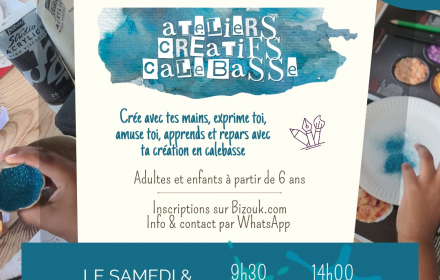 Atelier Créatif Calebasse Par Les Créations De Cat