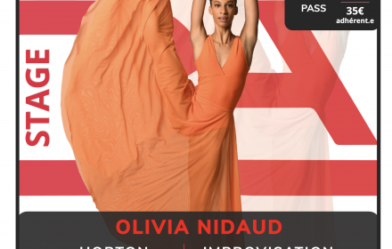 Stage De Danse Avec Olivia Nidaud - 26 Sept.