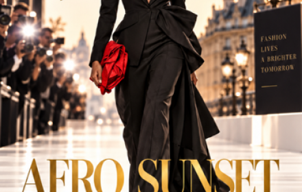 🌇✨ Afro Sunset — Fashion Week Edition 👠🔥