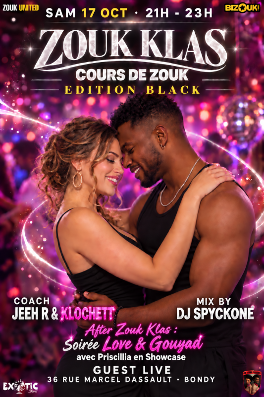 Zouk Klas - Cours De Zouk + Soirée