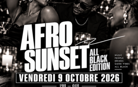 Afro Sunset Paris — All Black Edition 🖤