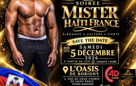 Soirée Mister Haïti France 2026