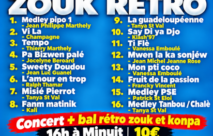 Concert Zouk Rétro + Bal Dansant
