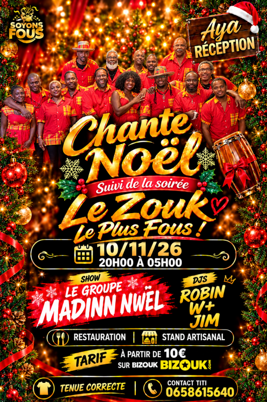 Chanté Noël Et Le Zouk Le Plus Fou !