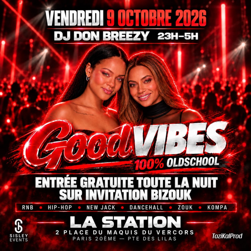 Good Vibes 100 Pour 100 Old School