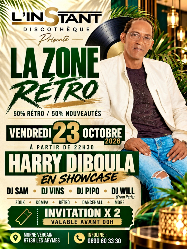 La Zone Retro Avec Harry Diboula En Showcase
