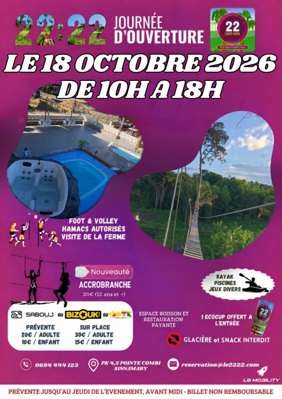 Journée Découverte 18 Octobre 2026 - Site Agrotouristique 22:22