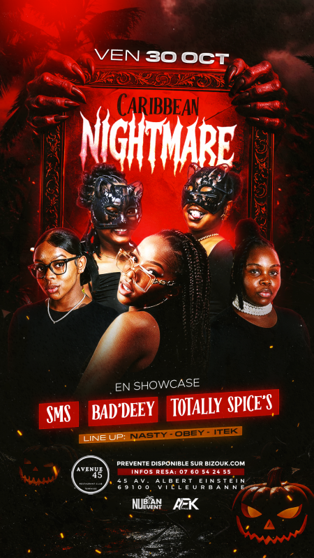 Caribbean Nightmare - Sms - Bad’Deey - Totally Spice’S En Showcase