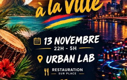 Soirée Mauricienne "De Mon Île À La Ville"